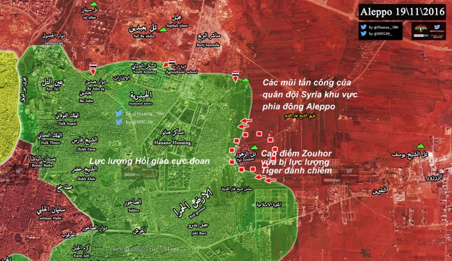 Quân đội Syria tốc chiến chiếm cao điểm then chốt khống chế đông Aleppo - ảnh 1