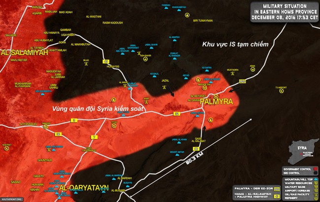 Quân đội Syria đập tan cuộc tấn công của IS vào thành cổ Palmyra - ảnh 1