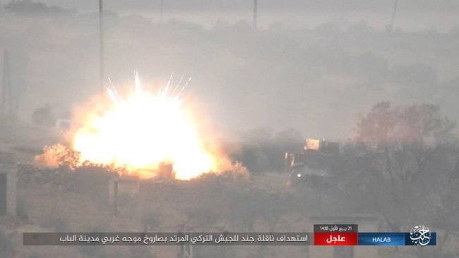 Quân Thổ Nhĩ Kỳ thảm bại trước IS trong trận chiến al-Bab, Aleppo (video) - ảnh 4