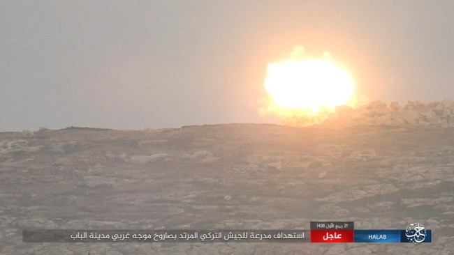 Quân Thổ Nhĩ Kỳ thảm bại trước IS trong trận chiến al-Bab, Aleppo (video) - ảnh 7
