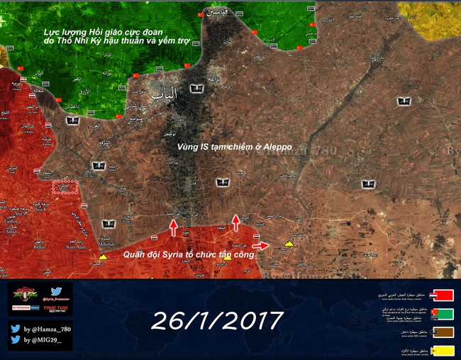 “Hổ” Syria dồn dập tiến công về thành phố Al-Bab, Aleppo - ảnh 1