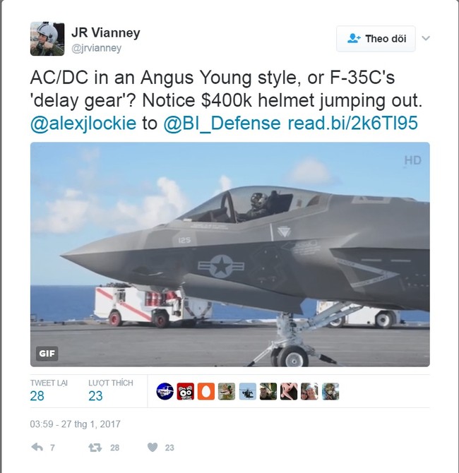 F-35 lại xuất hiện một vấn đề khó chịu, mạng xã hội đã phát hiện điều này - ảnh 1