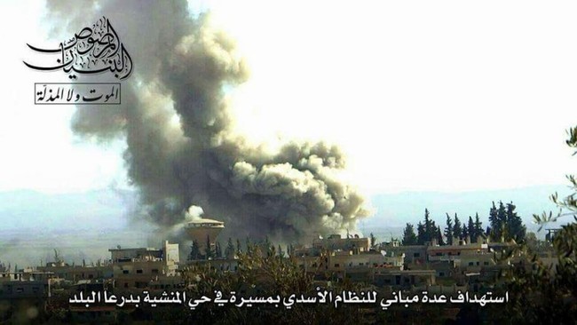Chảo lửa Daraa: Quân Assad hỗn chiến với IS và phiến quân Hồi giáo - ảnh 2