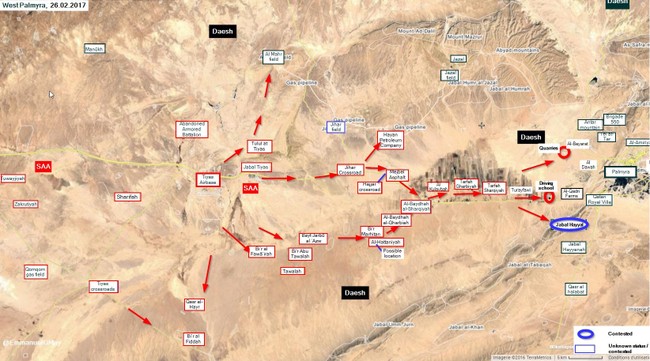 Chảo lửa Palmyra: Liên quân Nga-Syria đánh quỵ IS, ngàn tay súng mất mạng - ảnh 1