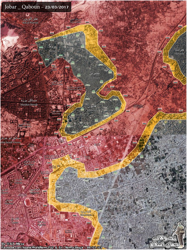 Phiến quân Syria phơi thây khắp chiến địa ngoại ô Damascus (video) - ảnh 1
