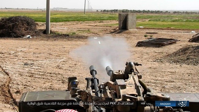 Mỹ hậu thuẫn người Kurd diệt hàng chục phiến quân IS ở Raqqa (video) - ảnh 11