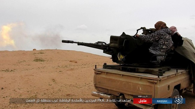 Mỹ hậu thuẫn người Kurd diệt hàng chục phiến quân IS ở Raqqa (video) - ảnh 14