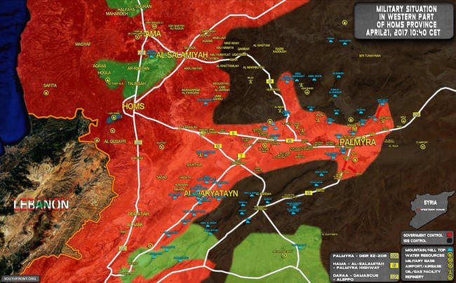 Quân đội Syria đánh dẹp IS tại ngoại vi Palmyra - ảnh 1