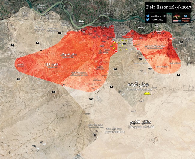 Chảo lửa Deir Ezzor: Quân đội Syria ác chiến phá vây, diệt hàng chục chiến binh IS (video) - ảnh 1