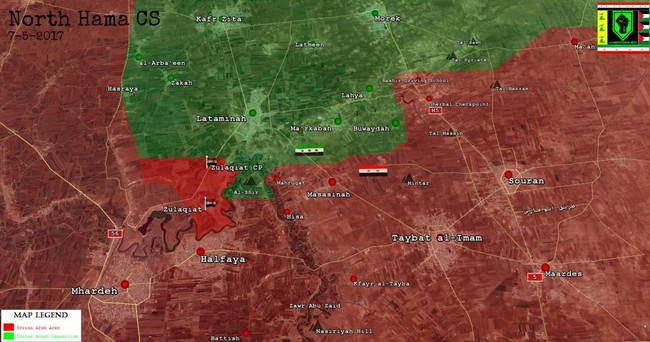 Quân đội Syria loại khỏi vòng chiến gần 100 phiến quân Hồi giáo tại Hama - ảnh 1