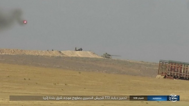 Quân đội Syria trút bão lửa huỷ diệt IS trên chiến trường Palmyra (video) - ảnh 3
