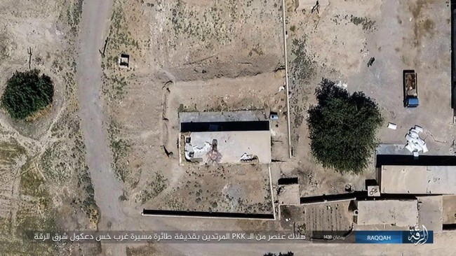 Chiến sự Syria: SDF tấn chiếm 4 quận ngoại ô “thủ đô” IS (video) - ảnh 4