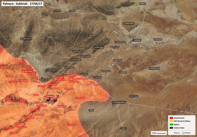 Nga không kích băm nát IS, quân đội Syria tiến đánh về giải vây Deir Ezzor - ảnh 1