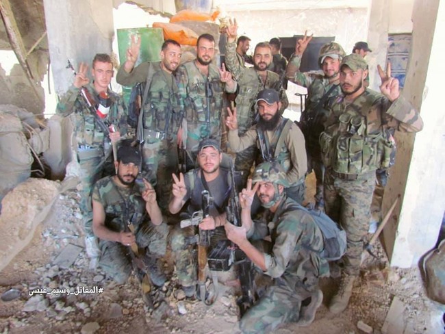 Vệ binh Syria giáng đòn vào chiến tuyến thánh chiến ngoại ô Damascus - ảnh 10
