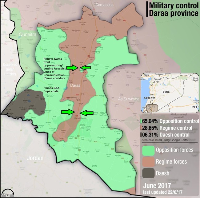 Quân đội Syria, Hezbollah dồn binh chuẩn bị đánh lớn tại Daraa (chùm video) - ảnh 1