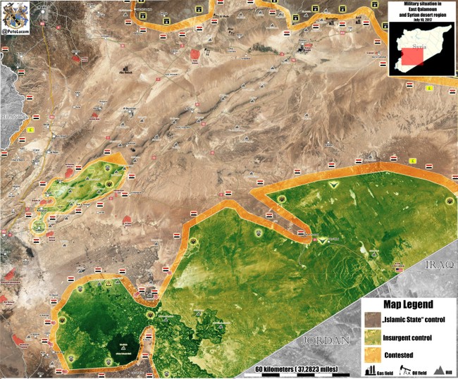 Quân đội Syria bất ngờ tung đòn tấn công phiến quân được Mỹ hậu thuẫn - ảnh 1