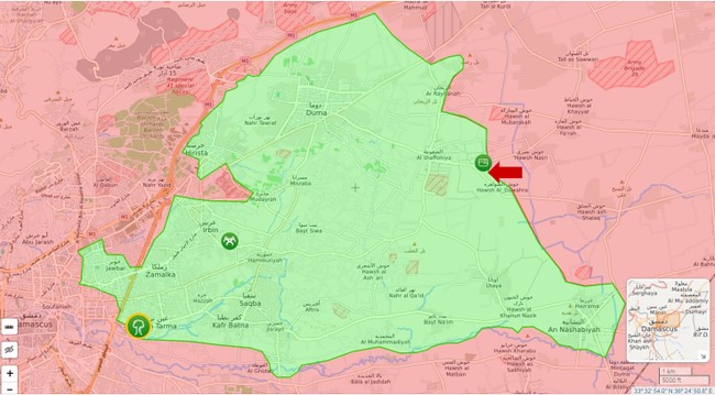 Quân đội Syria tấn công dữ dội phiến quân ngoại ô Damascus - ảnh 1