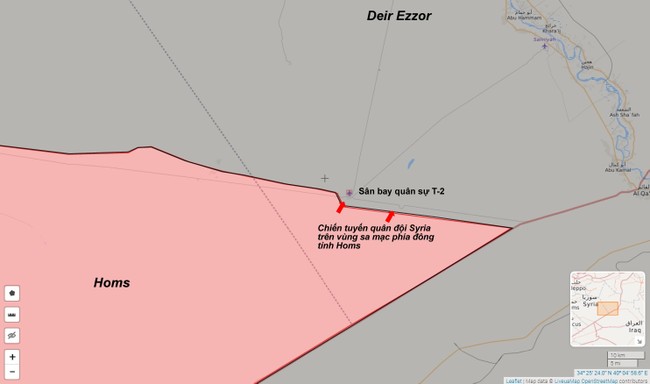 IS cầm chân quân đội Syria trên sa mạc Homs - ảnh 1