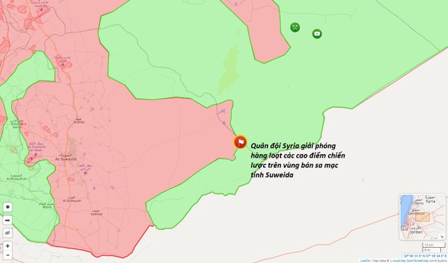 Quân đội Syria đè bẹp phiến quân Mỹ hậu thuẫn, chiếm cao điểm chiến lược (video) - ảnh 1