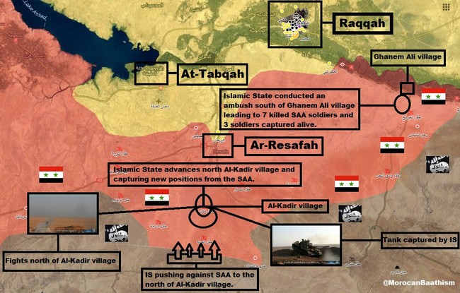 Quân đội Syria bất ngờ hứng thất bại trước IS ở Raqqa - ảnh 1