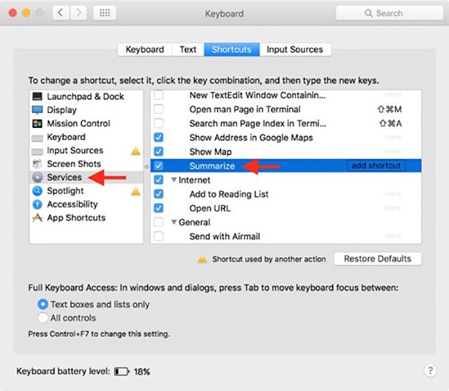 MacOS: Tóm lược nội dung văn bản với Summarize - ảnh 1