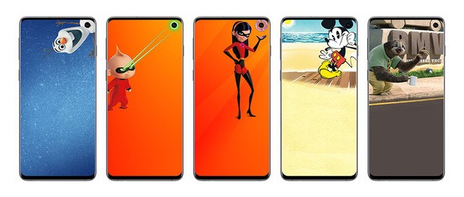 Samsung Ra Mắt Bộ Hình Nền Disney Và Pixar Ngộ Nghĩnh, Tối Ưu Hóa Cho “Nốt  Ruồi” Của Galaxy S10