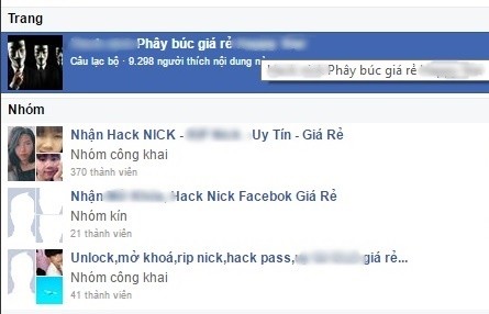 Nở rộ dịch vụ hack nick, đọc trộm tin nhắn Facebook giá rẻ