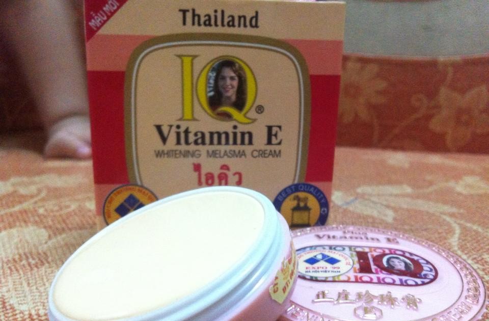 Kem IQ Vitamin E Thái Lan có làm trắng da và ngăn ngừa nám hiệu quả không?