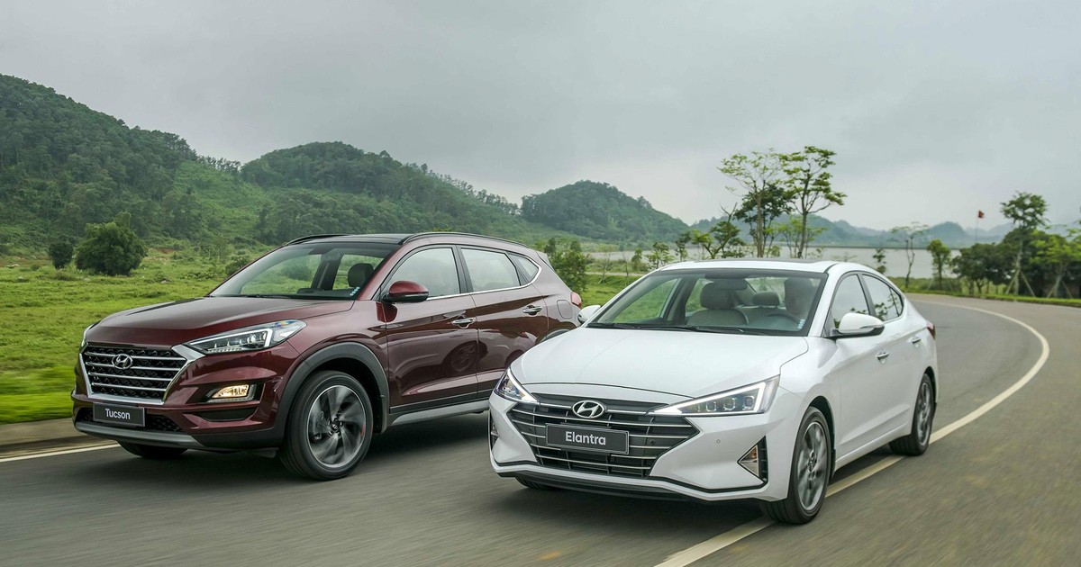 Hyundai Elantra 2019 v?? Tucson 2019 ch??nh th???c tr??nh l??ng