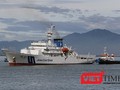 Tàu Cảnh sát biển Nhật Bản mang tên KOJIMA (PL 21) cùng 94 thủy thủ và thực tập viên thuộc Lực lượng bảo vệ bờ biển Nhật Bản trên vịnh Đà Nẵng