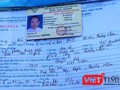 Một trường hợp tài xế sử dụng bằng lái giả để điều khiển phương tiện bị phát hiện