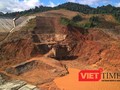 Đập thủy điện Sông Bung 2 sau sự cố vỡ hầm dẫn dòng