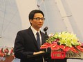 Phó thủ tướng Chính phủ Việt Nam Vũ Đức Đam phát biểu tại sự kiện