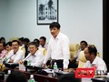 Ông Đặng Việt Dũng, Phó Chủ tịch UBND TP Đà Nẵng phát biểu tại buổi làm việc