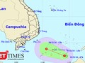 Áp thấp nhiệt đới xuất hiện trên Biển Đông