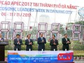Chủ tịch nước Trần Đại Quang bấm nút khởi động đồng hồ đếm ngược APEC 2017 tại Đà Nẵng