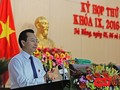 Ông Nguyễn Xuân Anh, Bí thư Thành ủy, Chủ tịch HĐND TP Đà Nẵng phát biểu tại Kỳ họp thứ 4, HĐND TP Đà Nẵng khóa IX, nhiệm kỳ 2016-2021 diễn ra từ ngày 5/7-7/7