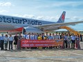 Chiều 11/8, gần 350 hành khách của Hãng hàng không Jetstar Pacific đã trở thành những người khai trương đường bay trực tiếp Quảng Bình và Chiang Mai (Thái Lan). (ảnh:Jetstar Pacific)
