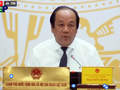 Bộ trưởng, Chủ nhiệm Văn phòng Chính phủ Mai Tiến Dũng tại buổi Họp báo Chính phủ thường kỳ tháng 9 diễn ra chiều tối hôm qua 3/10.