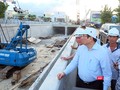 Chủ tịch UBND TP Đà Nẵng Huỳnh Đức Thơ cùng đoàn công tác của UBND TP Đà Nẵng đã có chuyến thị sát, kiểm tra công tác chuẩn bị cho sự kiện Tuần lễ Cấp cao APEC 2017 tại Công trình trọng điểm Nút giao thông hầm chui Nguyễn Tri Phương-Điện Biên Phủ