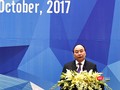 Thủ tướng Chính phủ Nguyễn Xuân Phúc phát biểu khai mạc Hội nghị Bộ trưởng Tài chính APEC 2017 diễn ra sáng 21/10