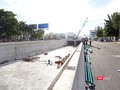 Theo ông Lê Văn Trung, Giám đốc Sở Giao thông vận tải TP Đà Nẵng, Dự án hầm chui Điện Biên Phủ-Nguyễn Tri Phương đã hoàn thành 90% khối lượng
