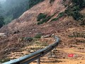 Tình trạng sạt lở nghiêm trọng xảy ra trên tuyến đường huyết mạch dẫn lên trung tâm huyện Nam Trà My