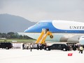 Không giống như việc hạ cánh của các chuyên cơ chở nguyên thủ khác đến Đà Nẵng, chuyên cơ Air Force One  của Tổng thống Mỹ có nhiều điều thú vị khi hạ cánh xuống sân bay Đà nẵng