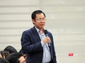 Giám đốc Sở Xây dựng TP Đà Nẵng Vũ Quang Hùng trả lời câu hỏi liên quan đến dự án xây dựng sai phép tại cuộc Họp báo quý 4/2017 của UBND TP Đà Nẵng diễn ra hôm 11/1 vừa qua.