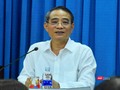 Bí thư Thành ủy Đà Nẵng Trương Quang Nghĩa tại buổi tiếp xúc với các cán bộ hưu trí Câu lạc bộ Thái Phiên