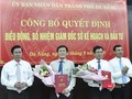Sáng 14/9, Ban Tổ chức Thành ủy Đà Nẵng đã công bố quyết định của Thành ủy Đà Nẵng điều động và bổ nhiệm ông Trần Văn Sơn, Giám đốc Sở KH-ĐT TP Đà Nẵng sang giữ chức Phó Ban Nội chính Thành ủy.