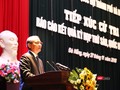 Bí thư Đà Nẵng Trương Quang Nghĩa tại Hội nghị tiếp xúc cử tri các quận trên địa bàn TP Đà Nẵng sáng 27/11.