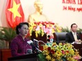 Chủ tịch Quốc hội Nguyễn Thị Kim Ngân phát biểu chỉ đạo tại phiên khai mạc kỳ họp thứ 9 HĐND TP Đà Nẵng khóa IX diễn ra sáng 17/12
