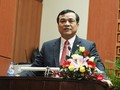 Ông Phan Việt Cường, tân Bí thư Tỉnh ủy Quảng Nam phát biểu tại Hội nghị Đảng bộ tỉh Quảng nam diễn ra sáng 3/1